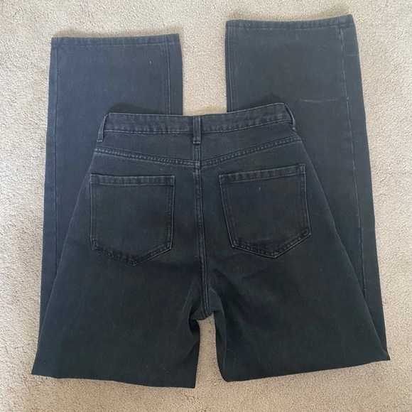 Women’s Shein distressed baggy black jeans S - Picture 3 of 4